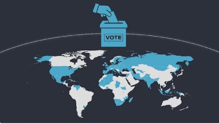 میزان مشارکت در انتخابات در ایران و جهان