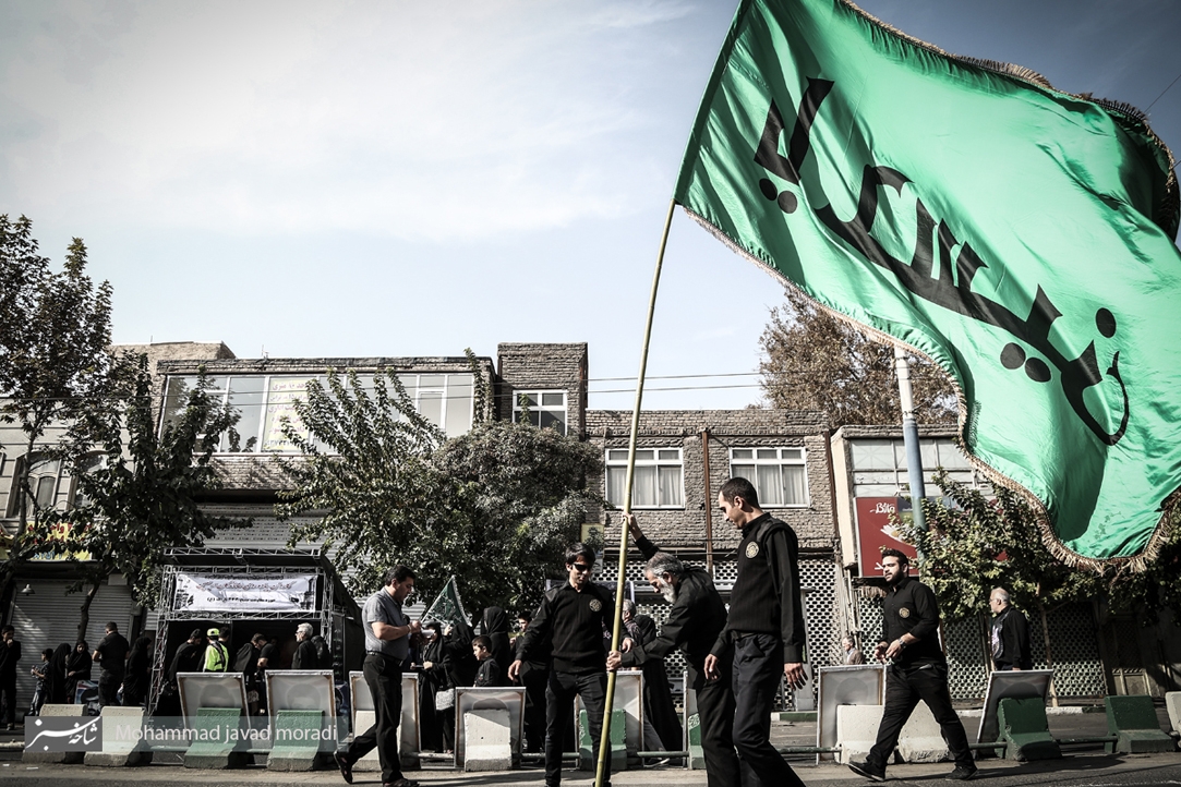 راهپیمایی جاماندگان اربعین حسینی در تهران/تصاویر