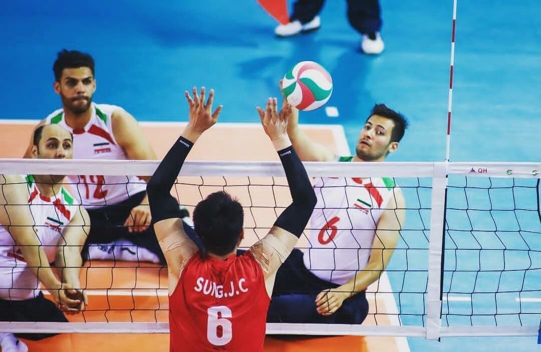تیم ملی والیبال نشسته ایران برابر آلمان به پیروزی رسید