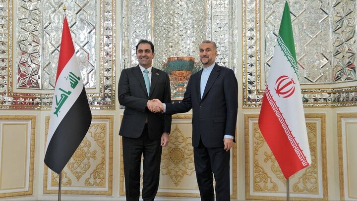 دیدار نایب رییس مجلس عراق  و هیات همراه با وزیر امور خارجه