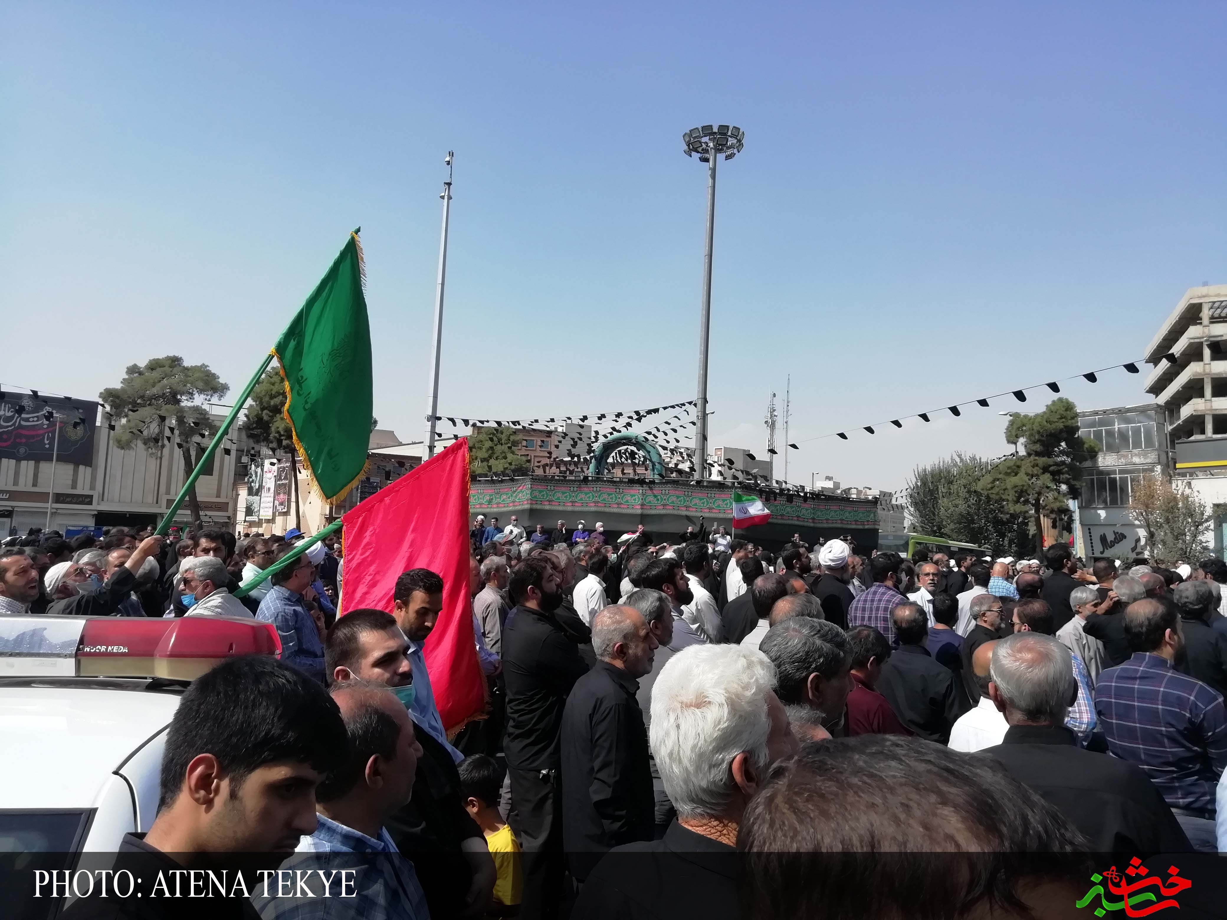 راهپیمائی مردم شهید پرور و انقلابی شهرری علیه آشوب،  ناامنی و حرکات هنجار شکنانه اخیر + تصاویر